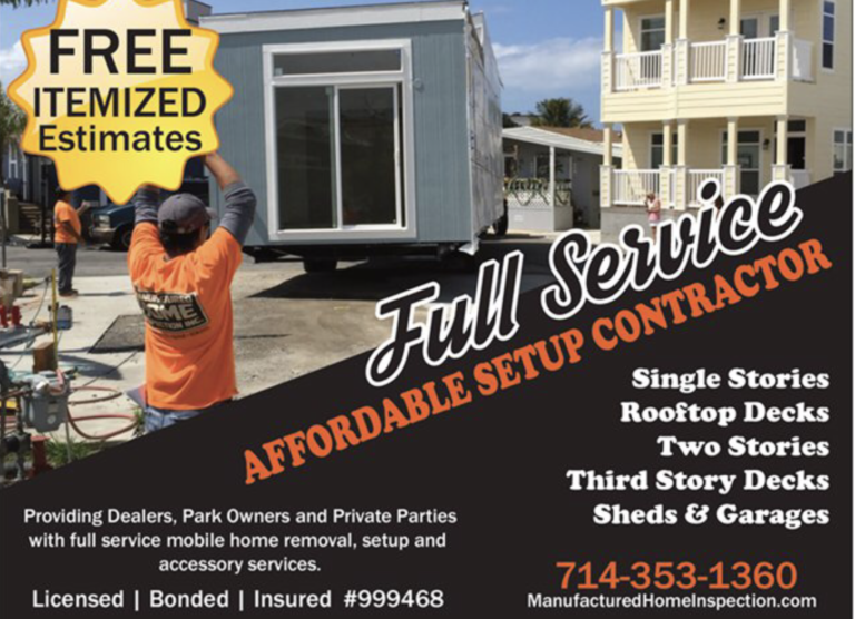 Mobile Home Inspectors Manufactured Home Removal and Installation